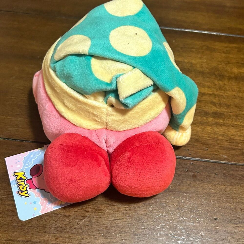 Tomy Kirby Junior Club Mocchi-Mocchi Plush 6” Bedtime - Picture 4 of 5